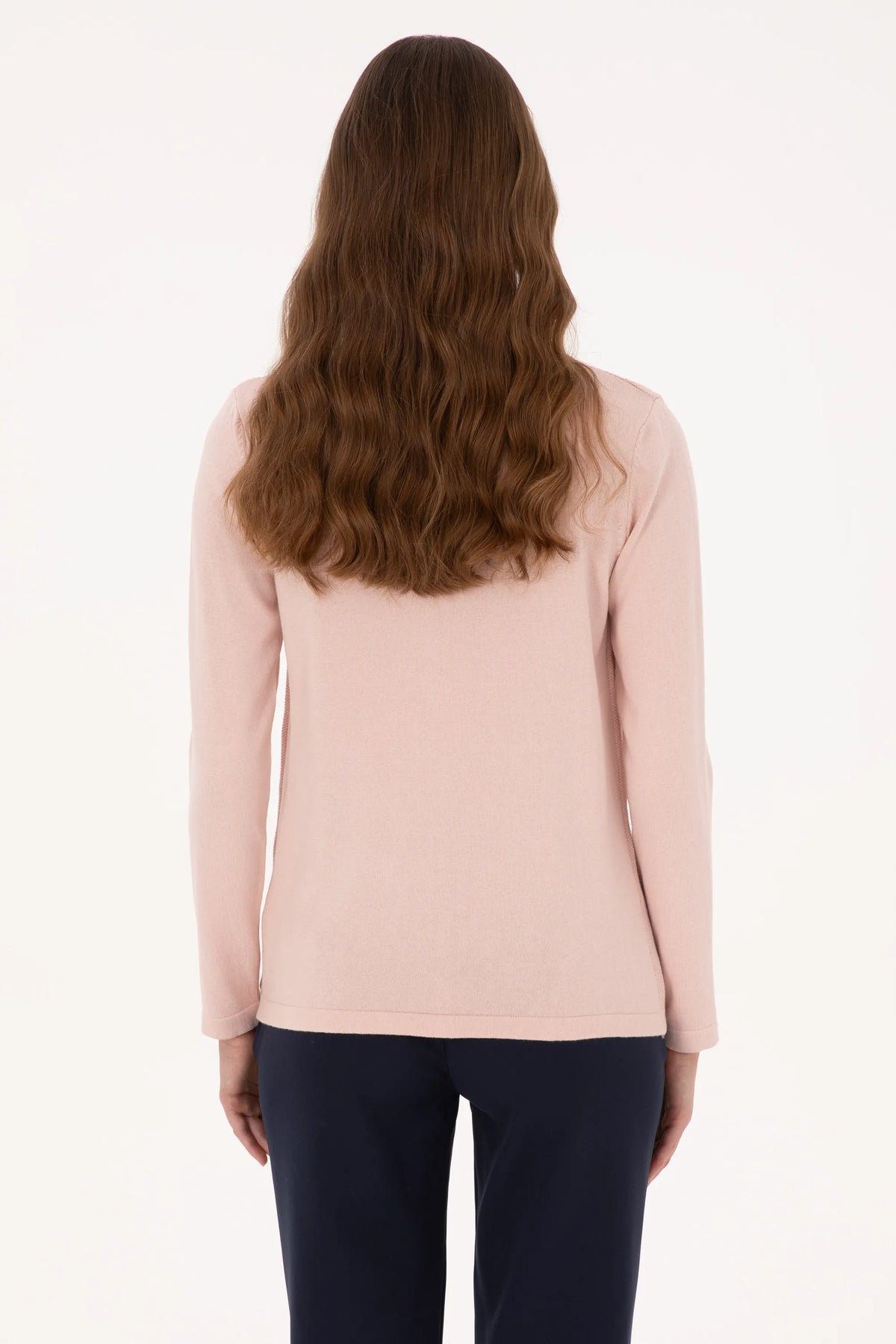 U.S. Polo Assn. Powder Women Powder Button Through Fine Knit Cardigan SKU: G082SZ0TH0 2226378_VR042 Image 05