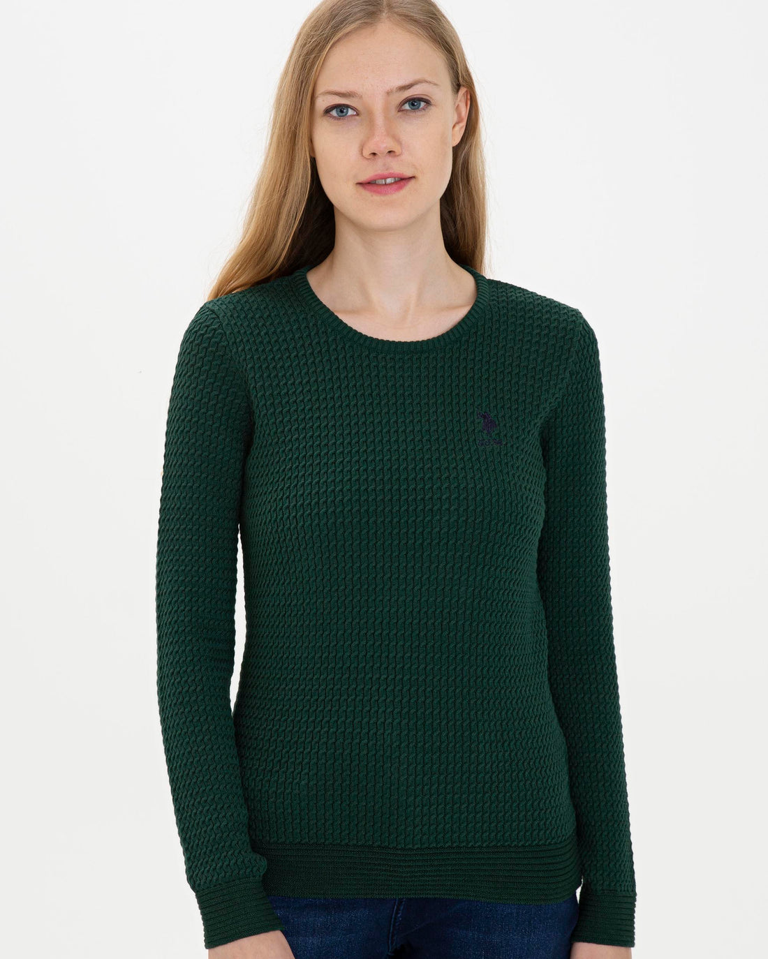 Light Green Knitting Jumper U.S. Polo Assn.