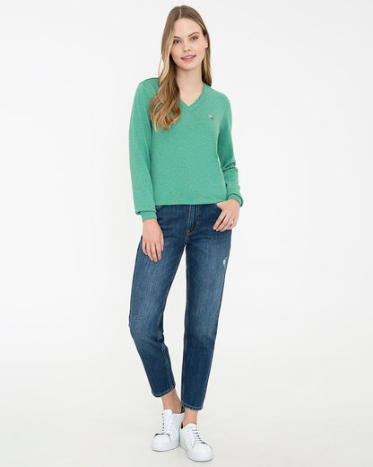 Light Green Knitting Jumper U.S. Polo Assn.