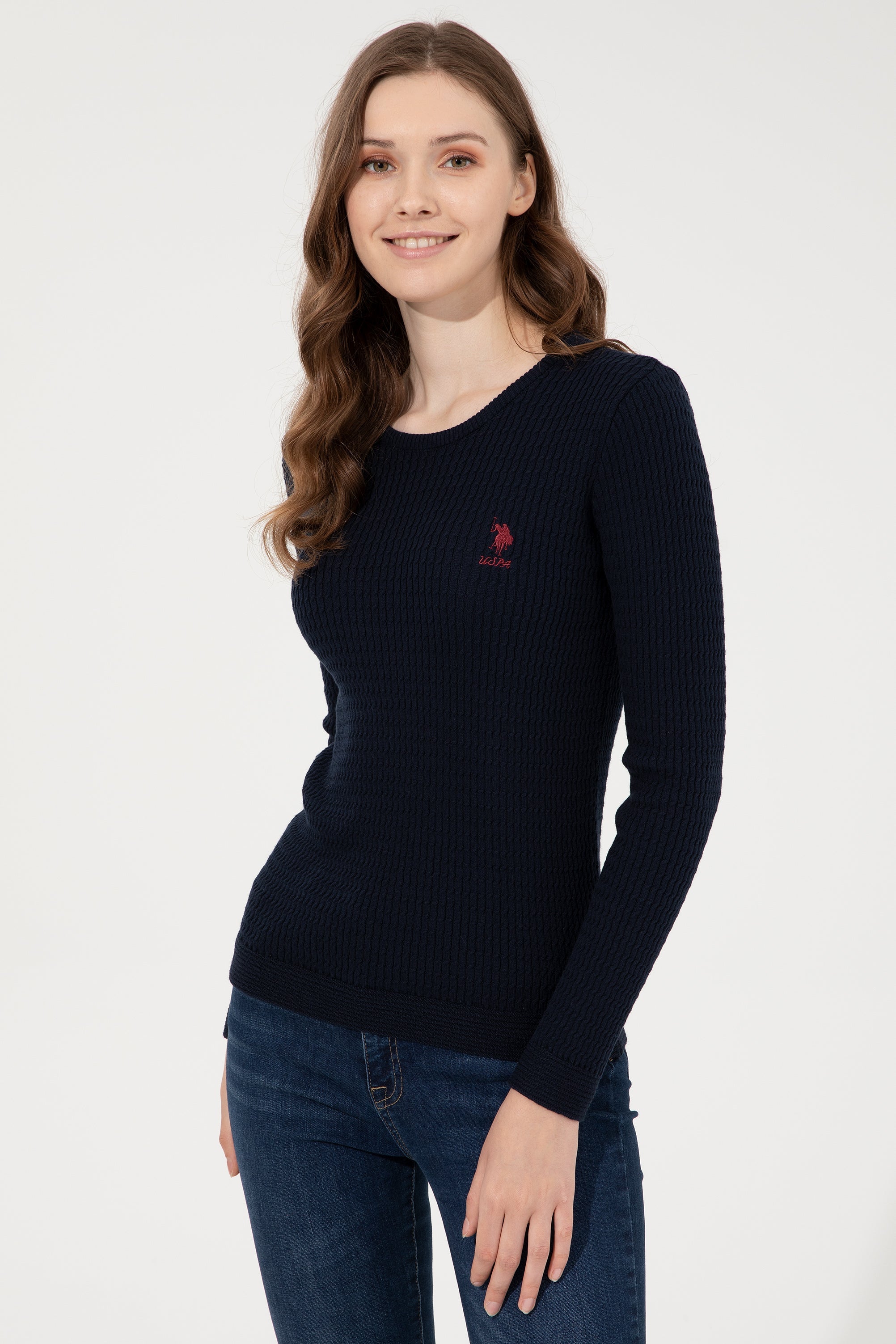 Dark Blue Knitting Jumper U.S. Polo Assn.