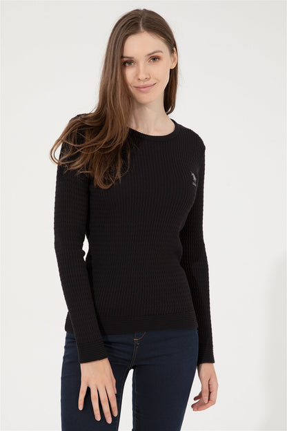 Black Knitting Jumper U.S. Polo Assn.