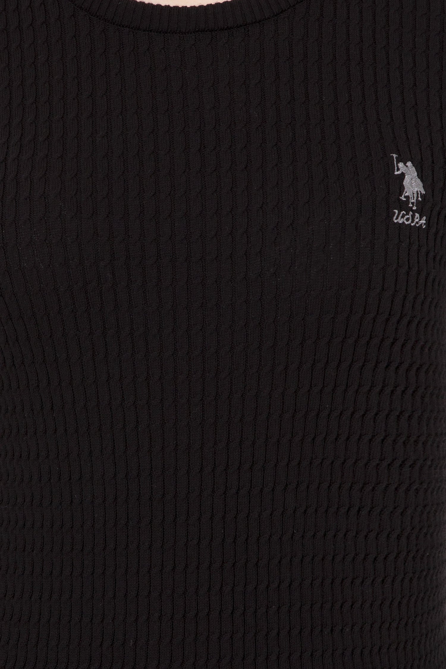 Black Knitting Jumper U.S. Polo Assn.