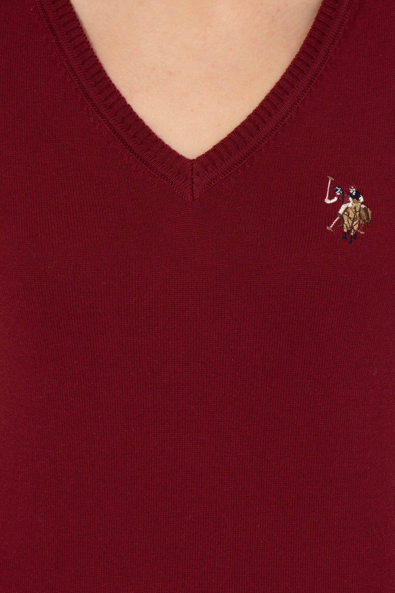 Red Knitting Jumper U.S. Polo Assn.