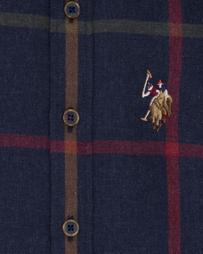 Dark Blue Shirt Long Sleeve U.S. Polo Assn.