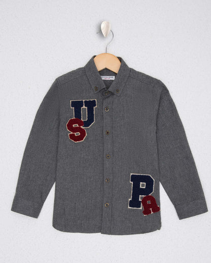 Dark Grey Shirt Long Sleeve U.S. Polo Assn.