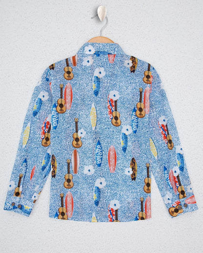Middle Blue Shirt Long Sleeve U.S. Polo Assn.