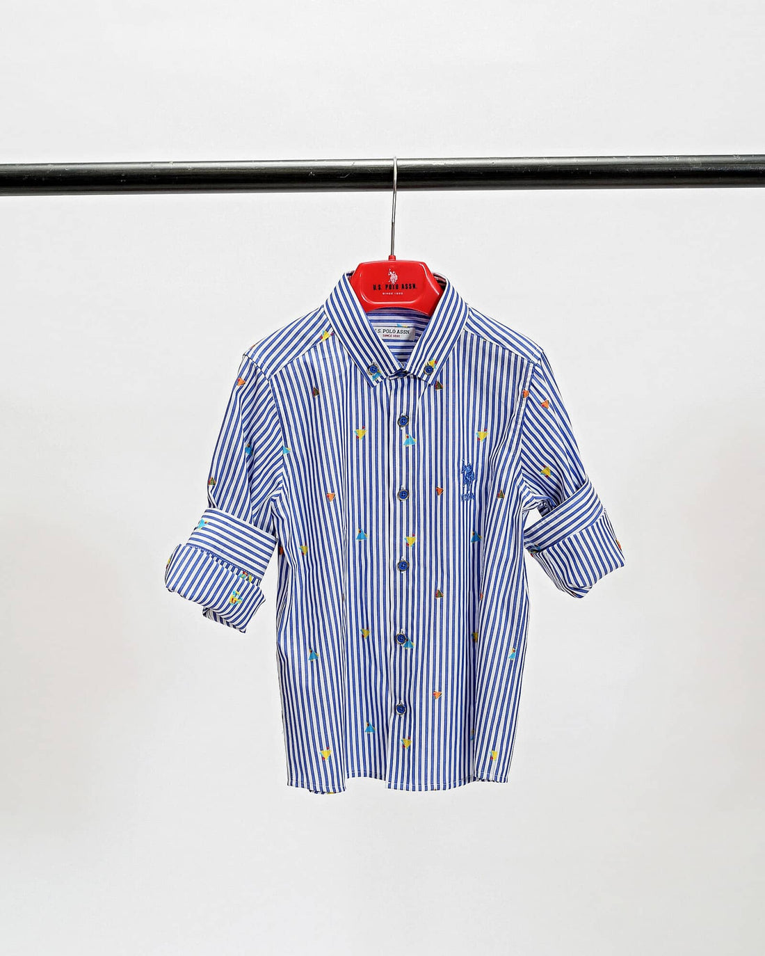 Middle Blue Shirt Long Sleeve U.S. Polo Assn.