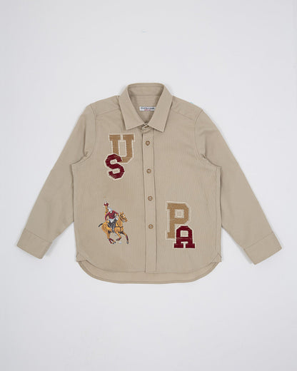 Beige Shirt Long Sleeve U.S. Polo Assn.