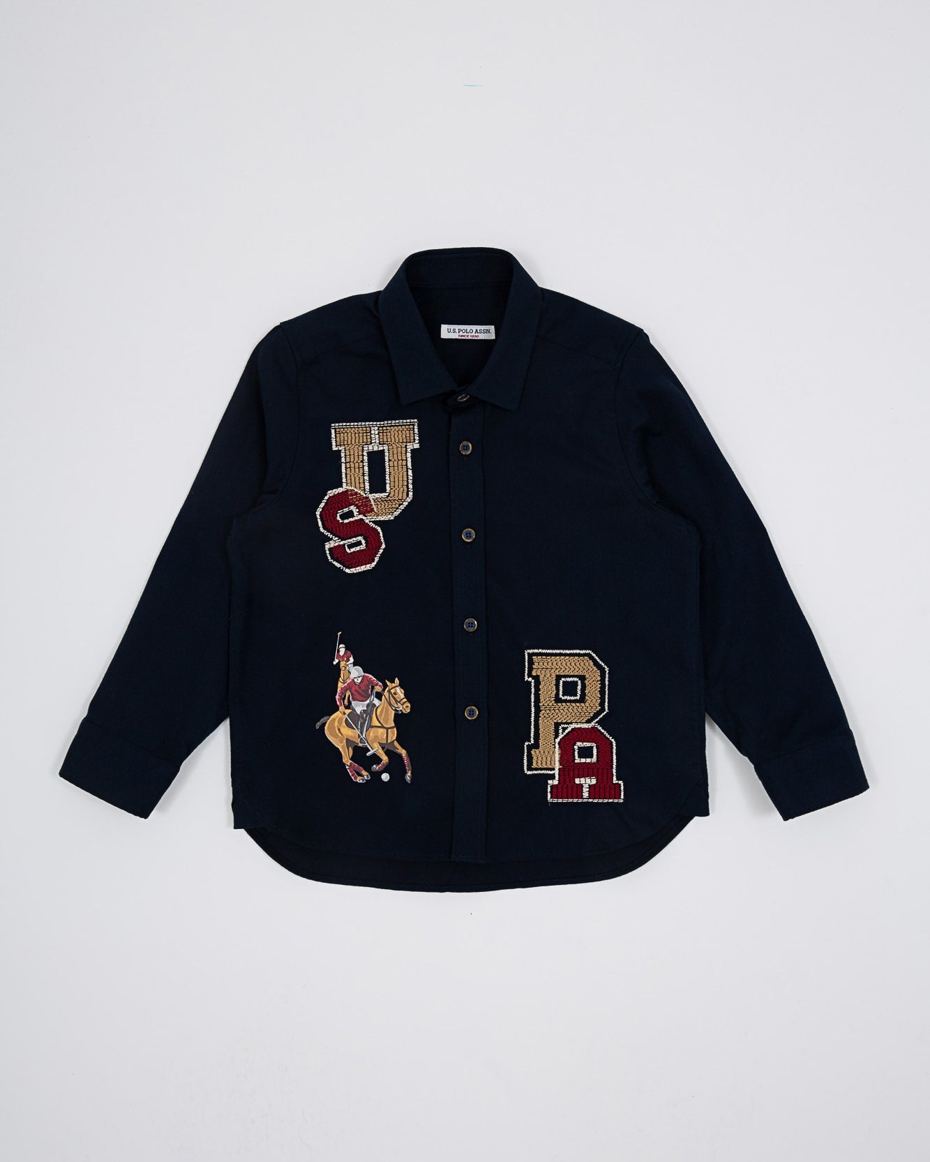 Dark Blue Shirt Long Sleeve U.S. Polo Assn.