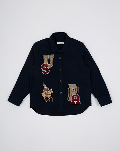 Dark Blue Shirt Long Sleeve U.S. Polo Assn.
