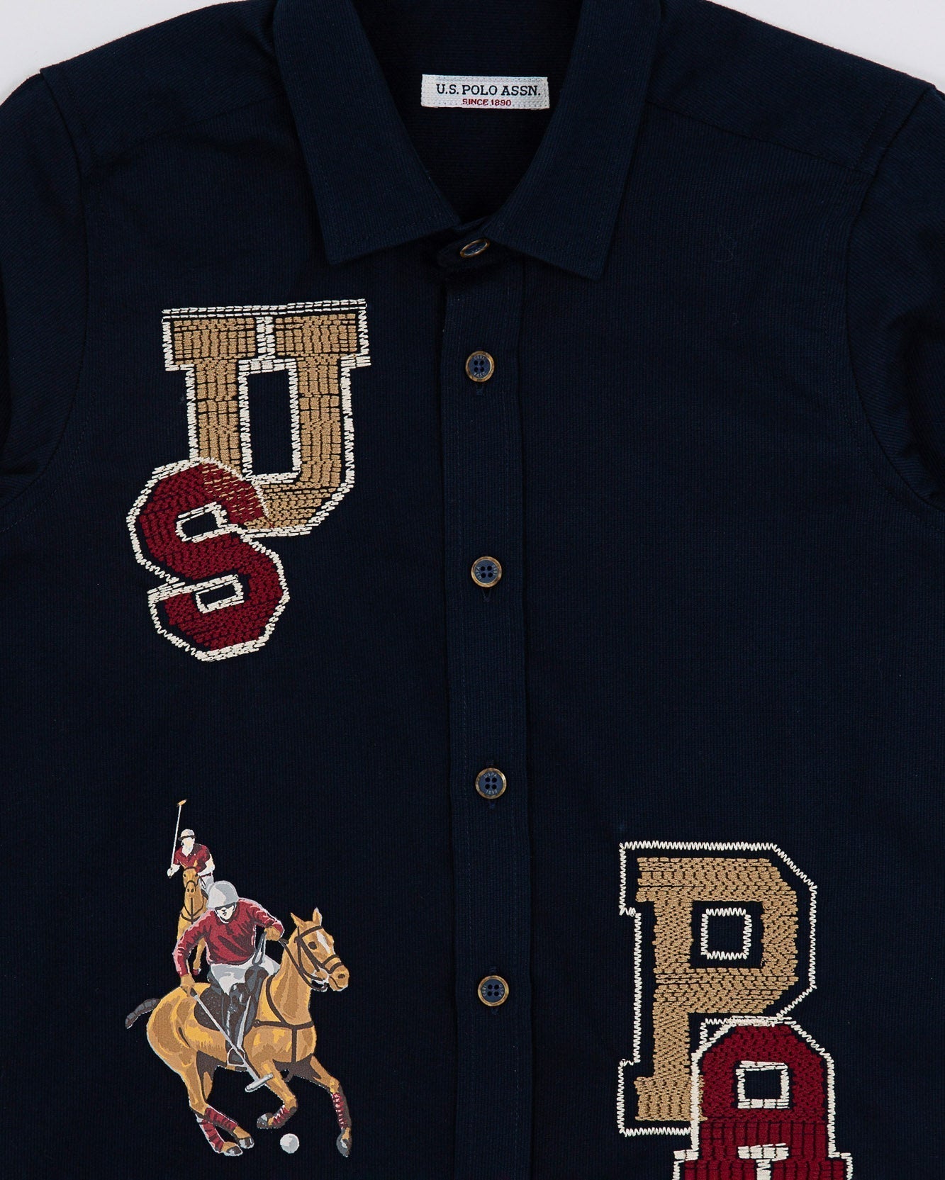 Dark Blue Shirt Long Sleeve U.S. Polo Assn.
