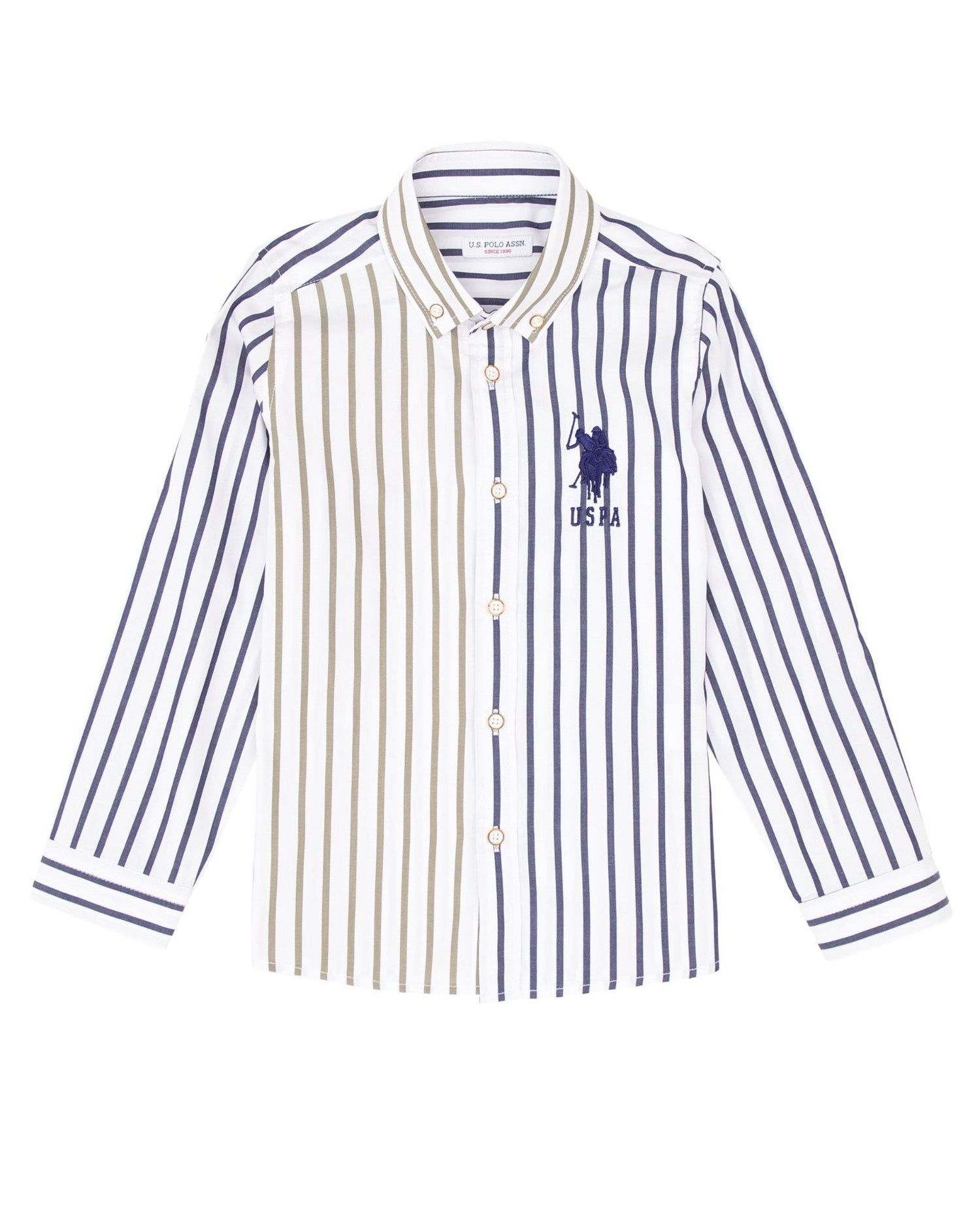 Kaki Shirt Long Sleeve U.S. Polo Assn.