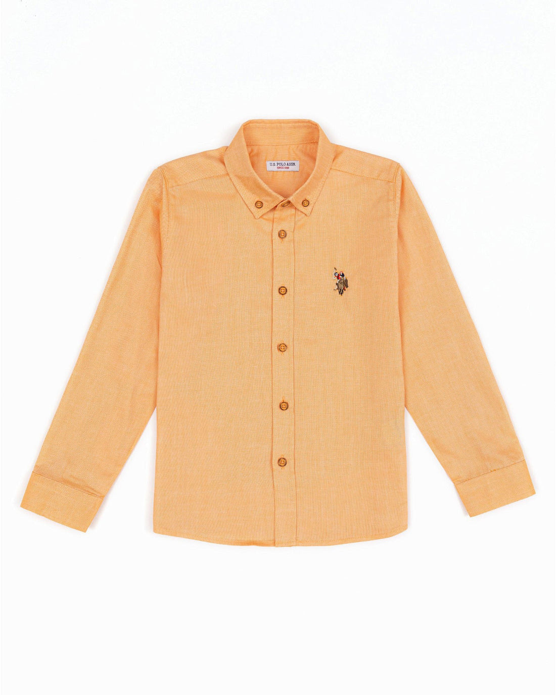Orange Shirt Long Sleeve U.S. Polo Assn.
