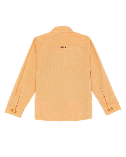 Orange Shirt Long Sleeve U.S. Polo Assn.