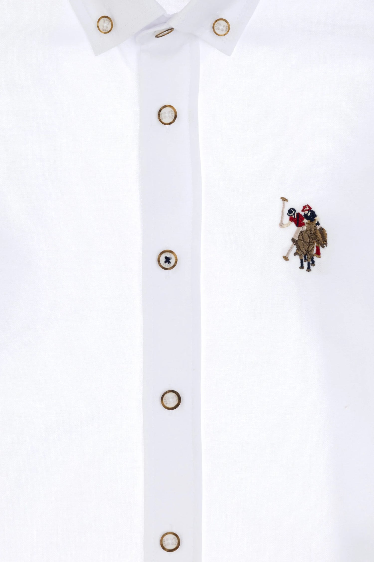 U.S. Polo Assn. White Boys White Long Sleeve Shirt SKU: G083SZ0040 2084425_VR013 Image 04