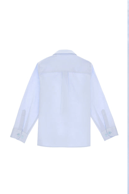 U.S. Polo Assn. Light Blue Boys Light Blue Shirt Long Sleeve SKU: G083SZ0040 2084600_VR003 Image 02