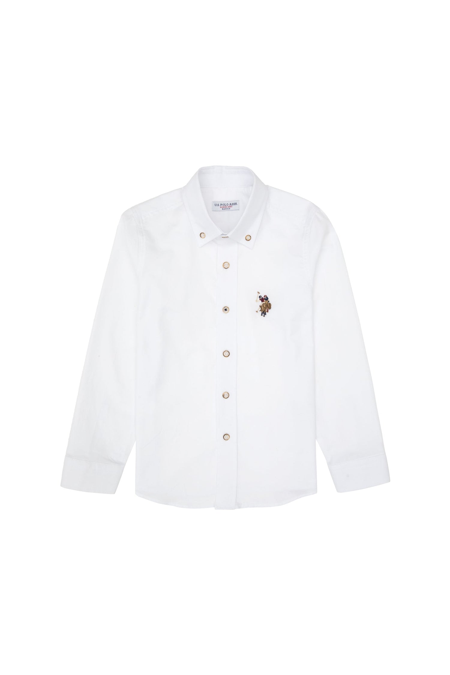 U.S. Polo Assn._White_White Shirt Long Sleeve_G083SZ0040 2225813_VR013_02
