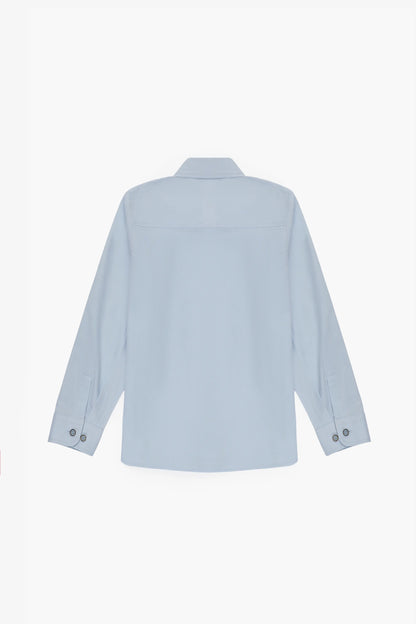 U.S. Polo Assn. Light Blue Boys Light Blue Shirt Long Sleeve SKU: G083SZ0040 PU-8792_VR003 Image 02