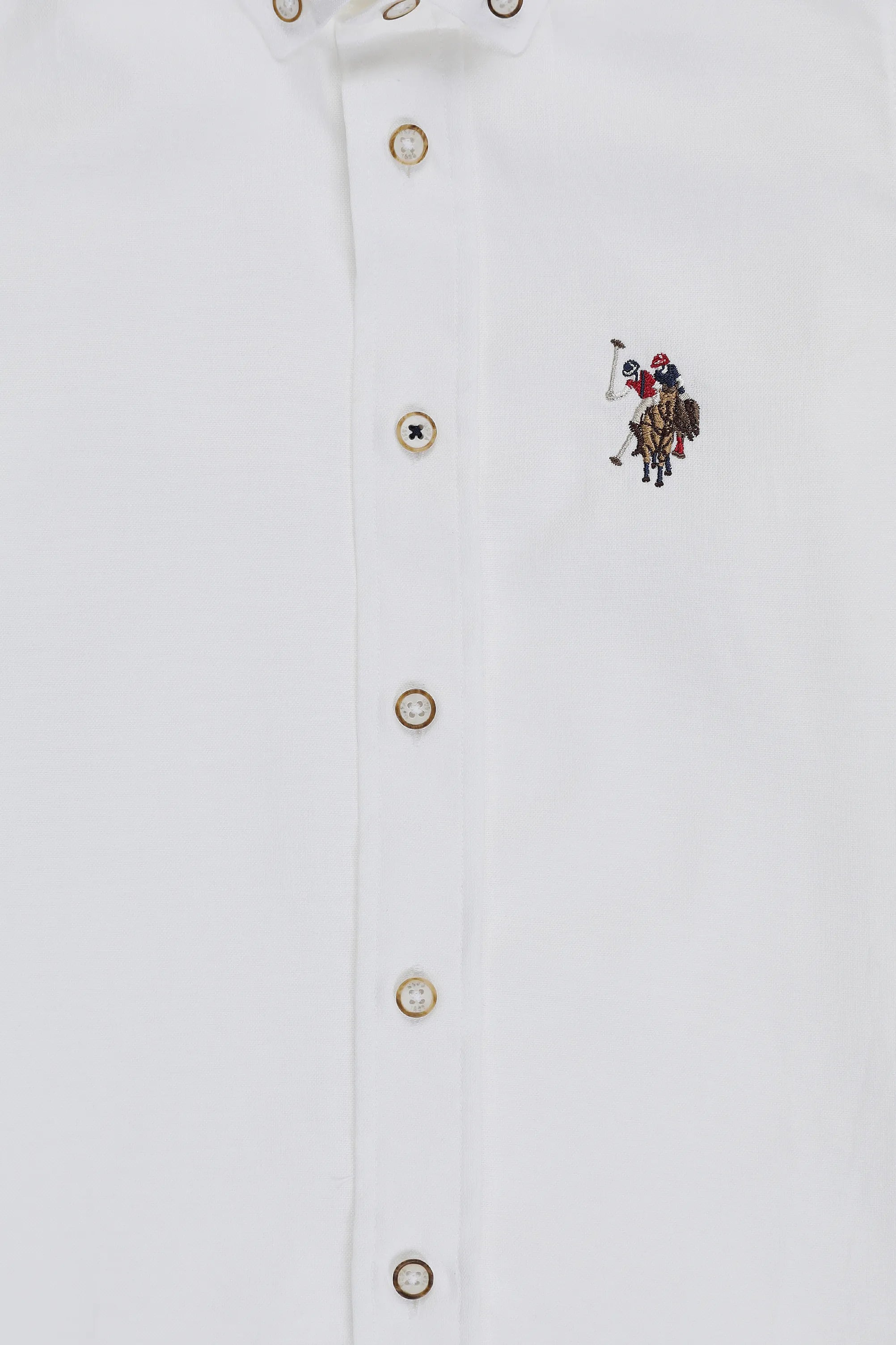 U.S. Polo Assn. White Boys White Shirt Long Sleeve SKU: G083SZ0040 PU-8792_VR013 Image 04