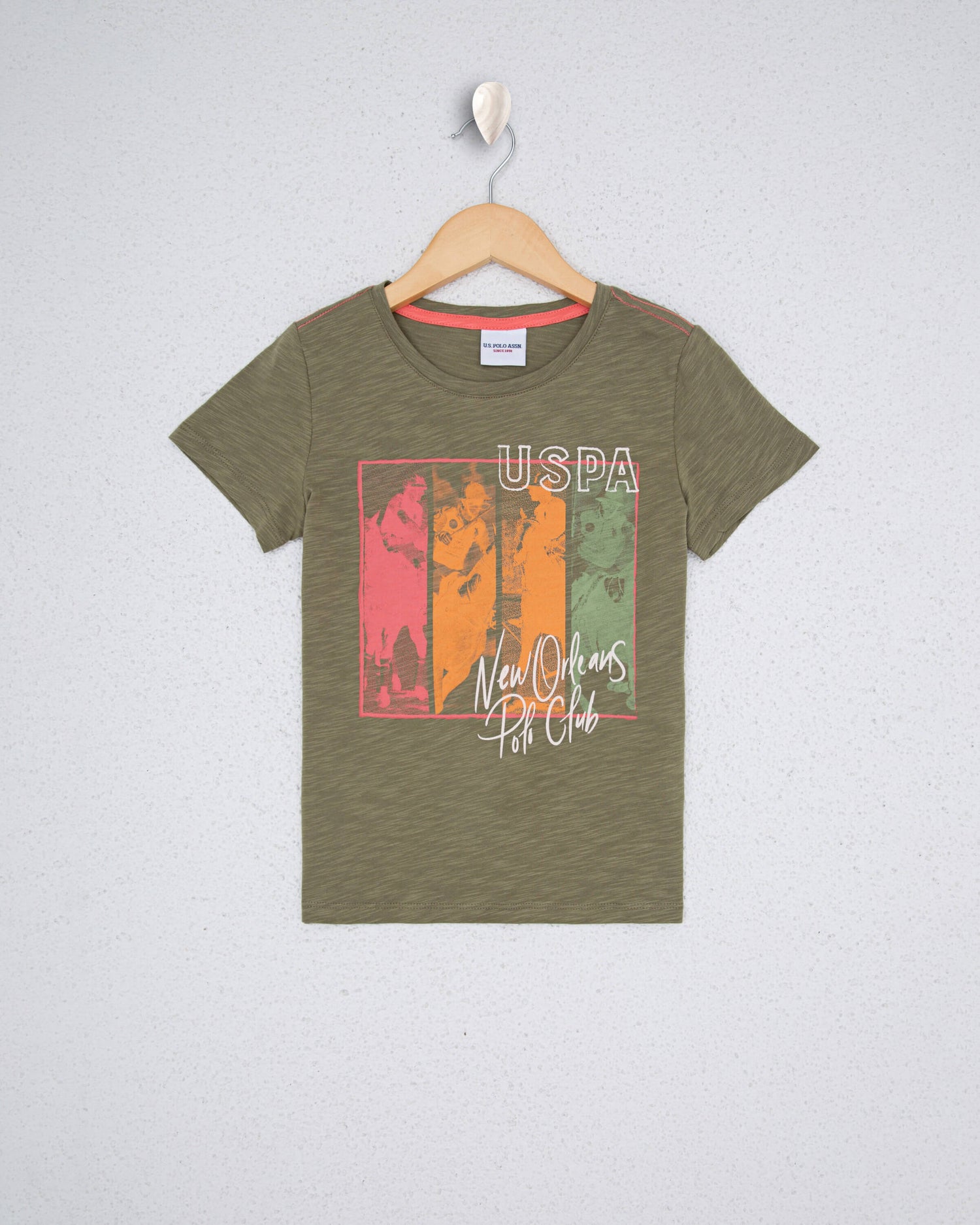 Kaki T-Shirt U.S. Polo Assn.