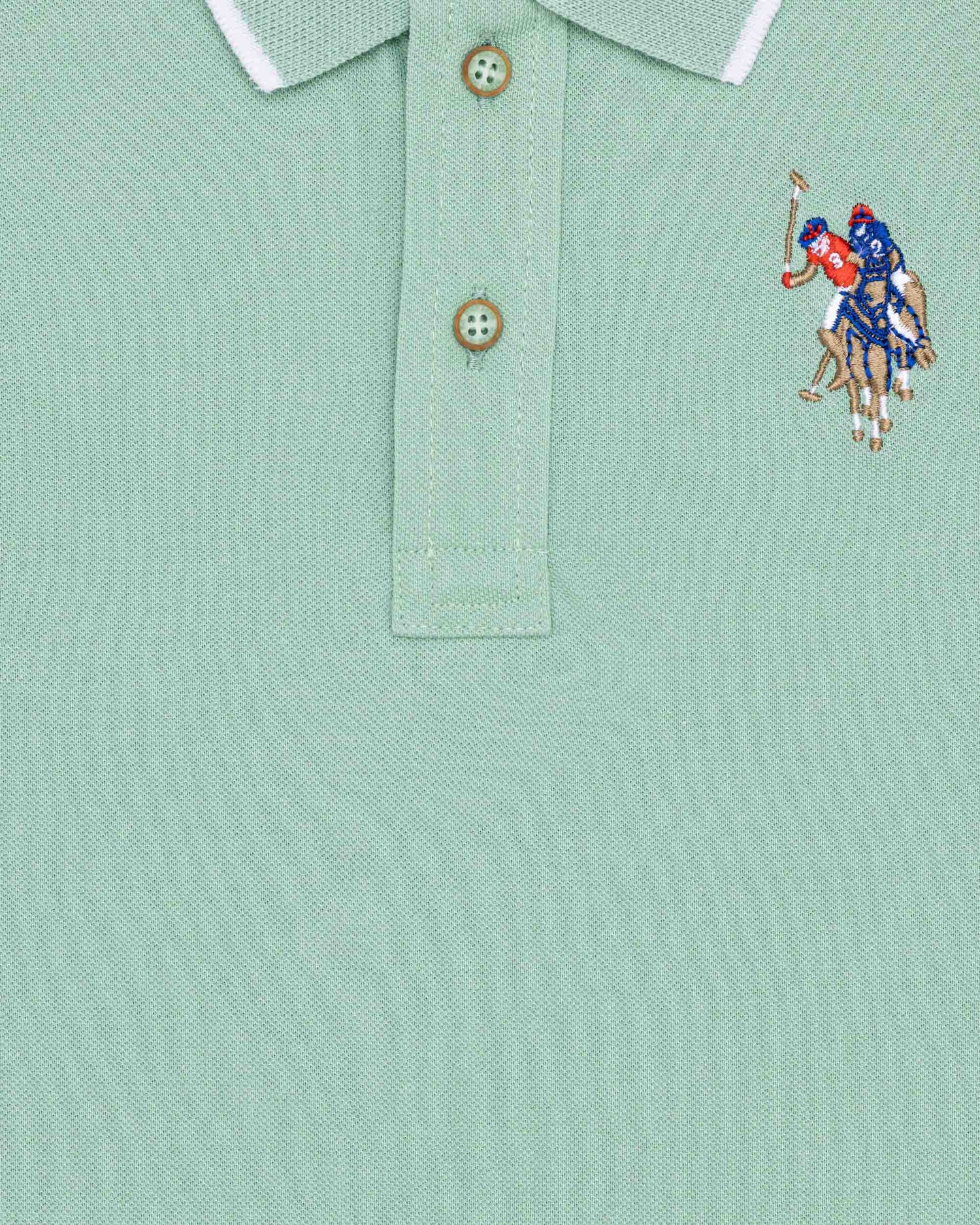 Light Green Basic Polo Neck T-Shirt U.S. Polo Assn.