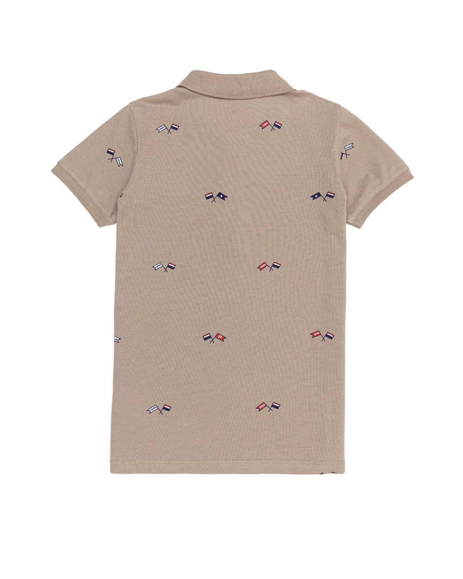 Beige Polo Neck T-Shirt U.S. Polo Assn.