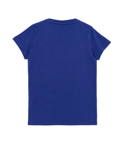 Blue Crew Neck T-Shirt - BEVAVA
