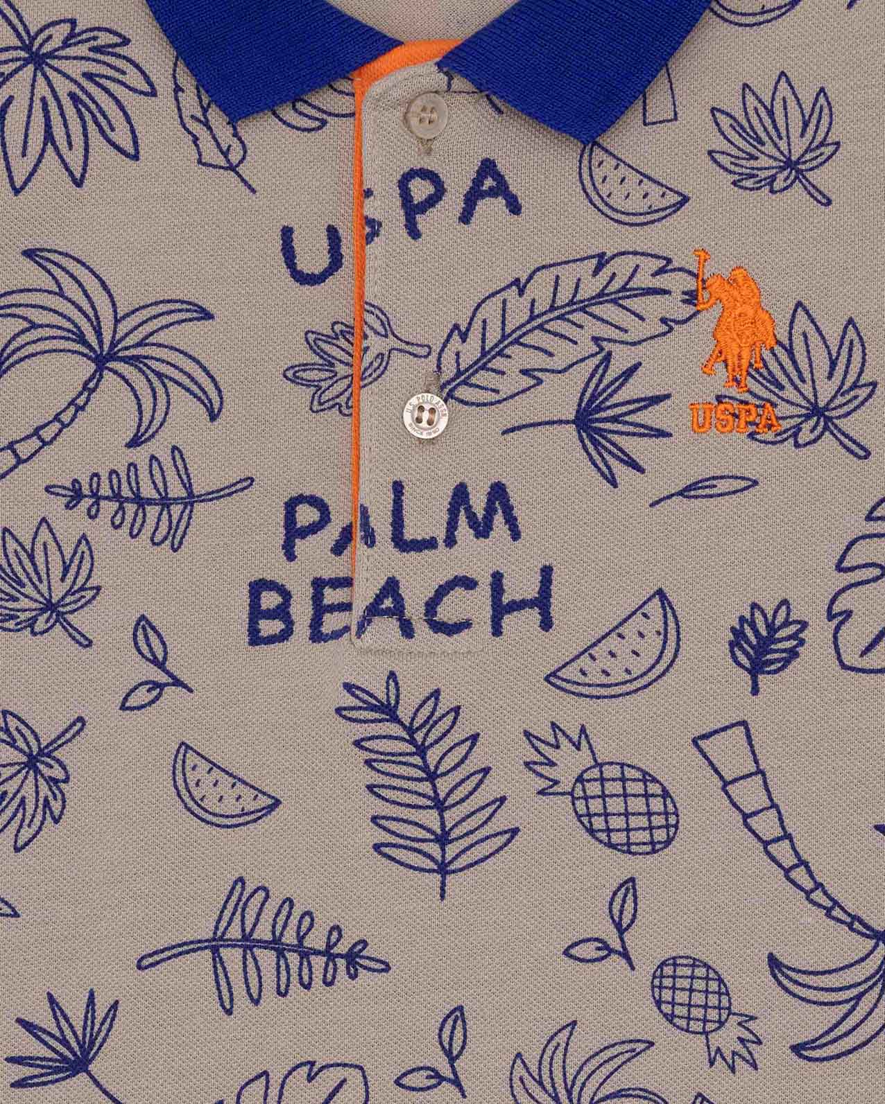 Beige Polo Neck T-Shirt - BEVAVA