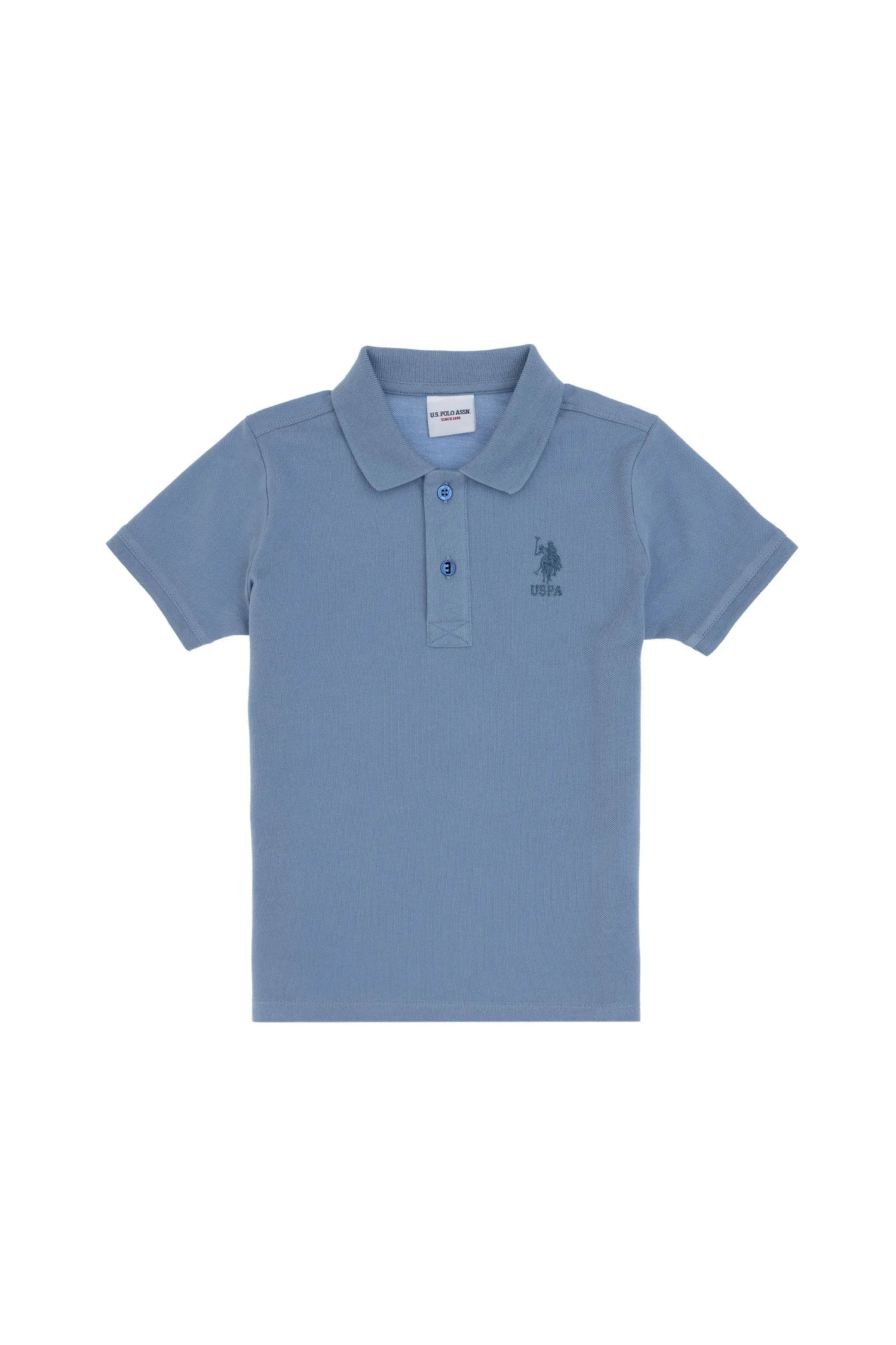 U.S. Polo Assn. Blue Boys Blue Polo Shirt SKU: G083SZ0110 2084894_VR036 Image 01