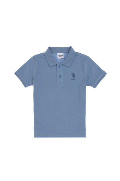 U.S. Polo Assn. Blue Boys Blue Polo Shirt SKU: G083SZ0110 2084894_VR036 Image 01
