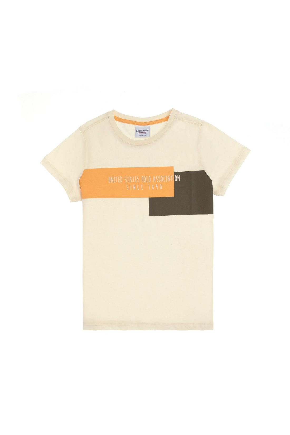 U.S. Polo Assn._Cream T-Shirt_G083SZ0110 2105182_VR071_02