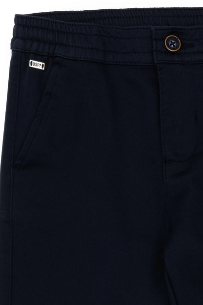 U.S. Polo Assn. Navy Blue Boys Navy Blue Chinos SKU: G083SZ0780 2115235_VR033 Image 04