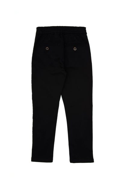 U.S. Polo Assn. Black Boys Black Slim Fit Twill Chino Trousers SKU: G083SZ0780 2262040_VR046 Image 03