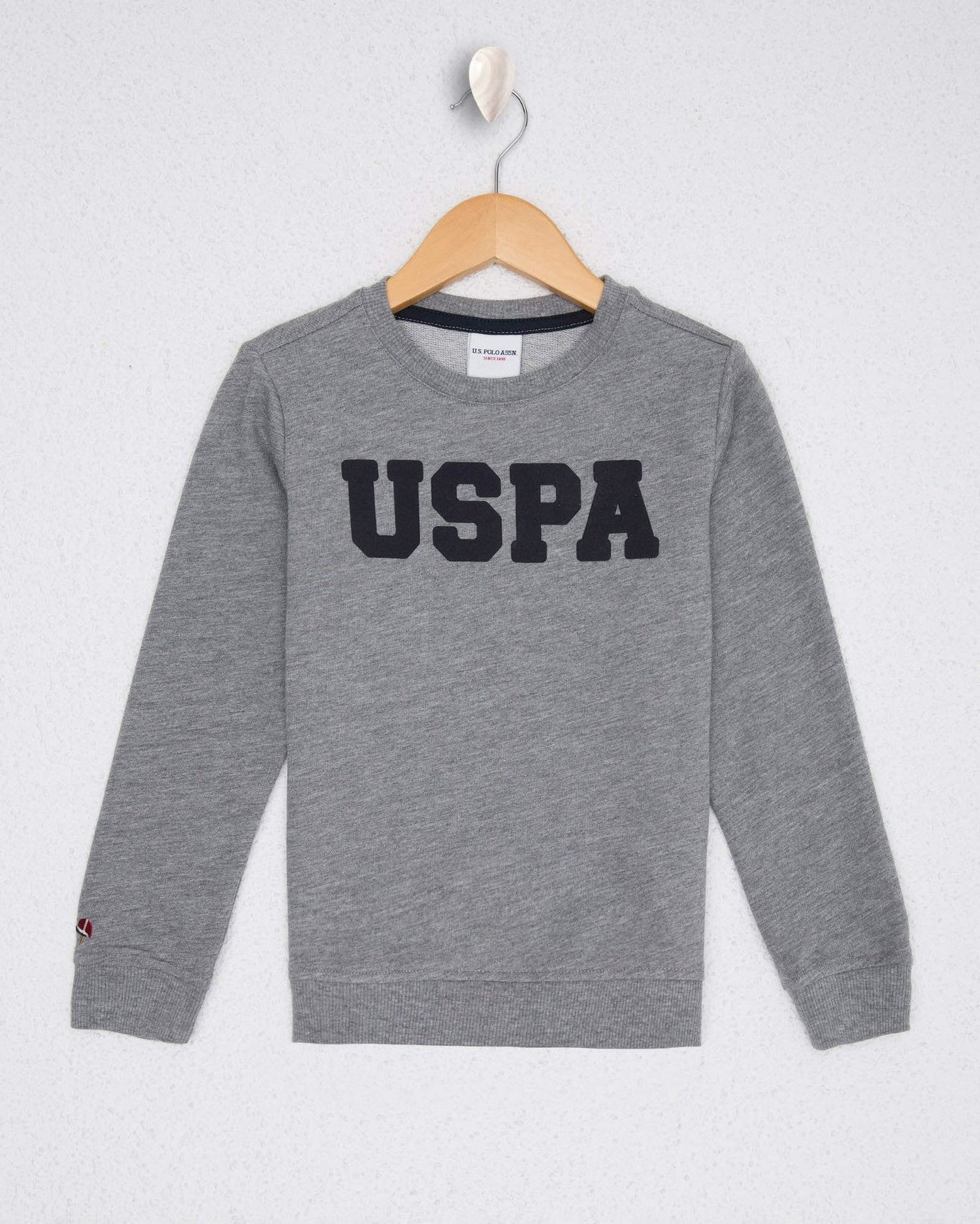 LIght Grey Sweat Shirt U.S. Polo Assn.