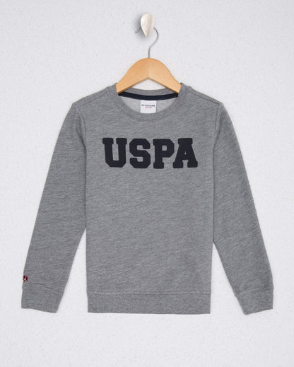 LIght Grey Sweat Shirt U.S. Polo Assn.