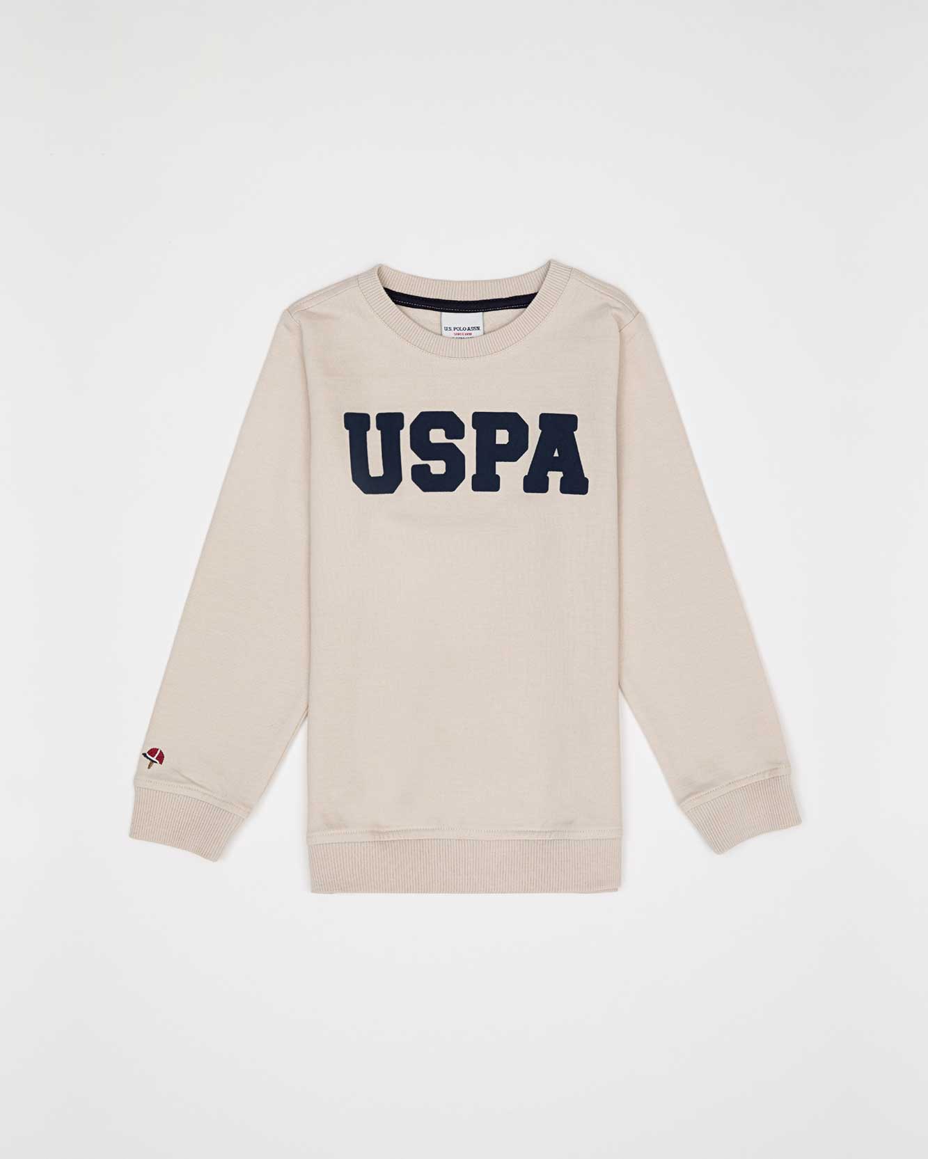 Beige Sweat Shirt U.S. Polo Assn.