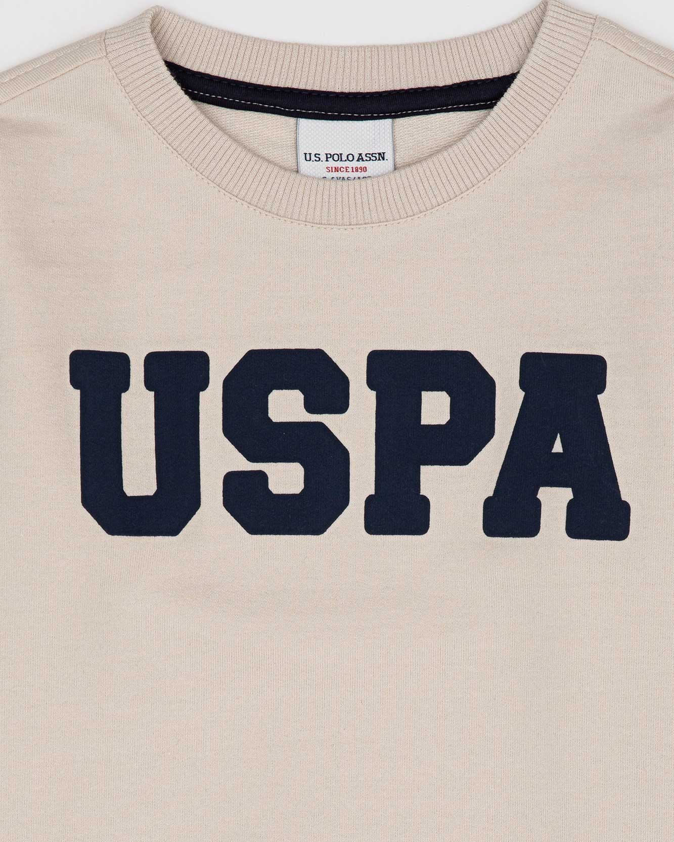 Beige Sweat Shirt U.S. Polo Assn.