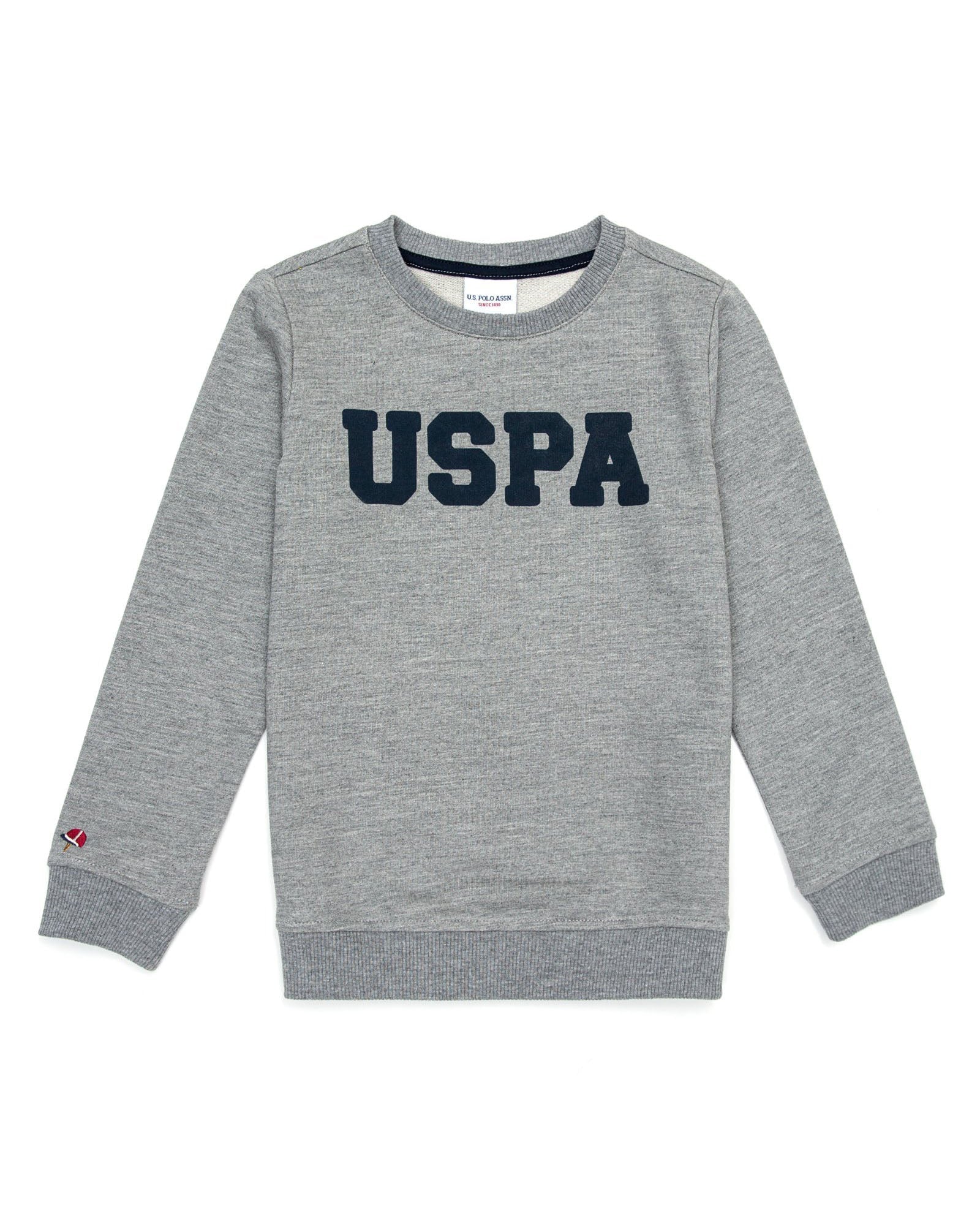 LIght Grey Sweat Shirt U.S. Polo Assn.