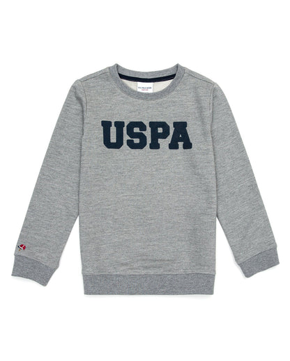 LIght Grey Sweat Shirt U.S. Polo Assn.