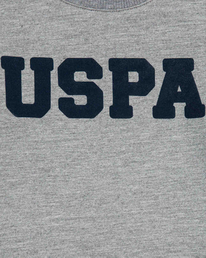 LIght Grey Sweat Shirt U.S. Polo Assn.