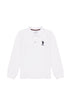 White Sweat Shirt - BEVAVA