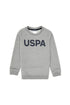 U.S. Polo Assn._Grey Melange_Grey Melange Sweat Shirt_G083SZ0820 2226881_VR086_01