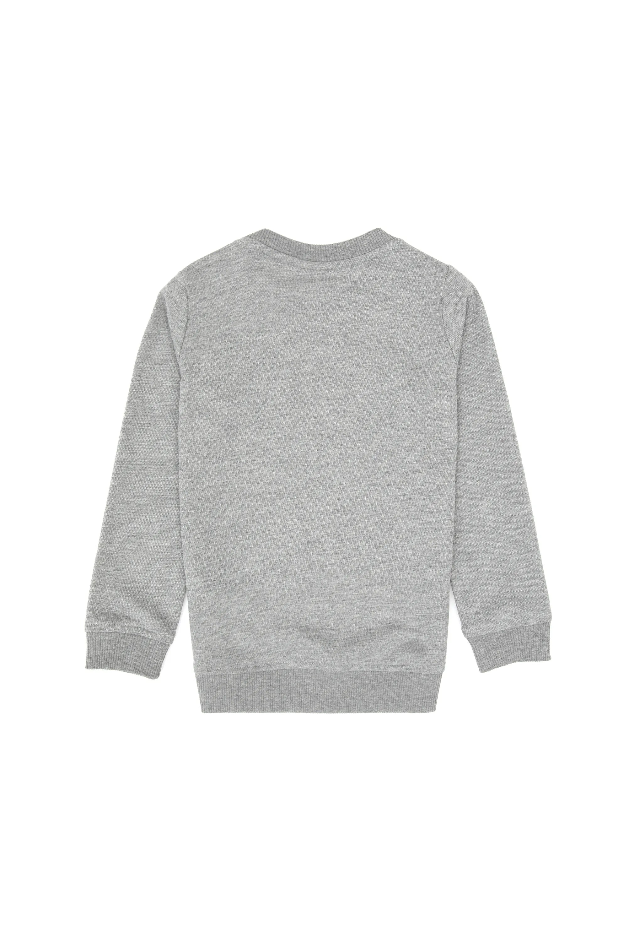 U.S. Polo Assn._Grey Melange_Grey Melange Sweat Shirt_G083SZ0820 2226881_VR086_02