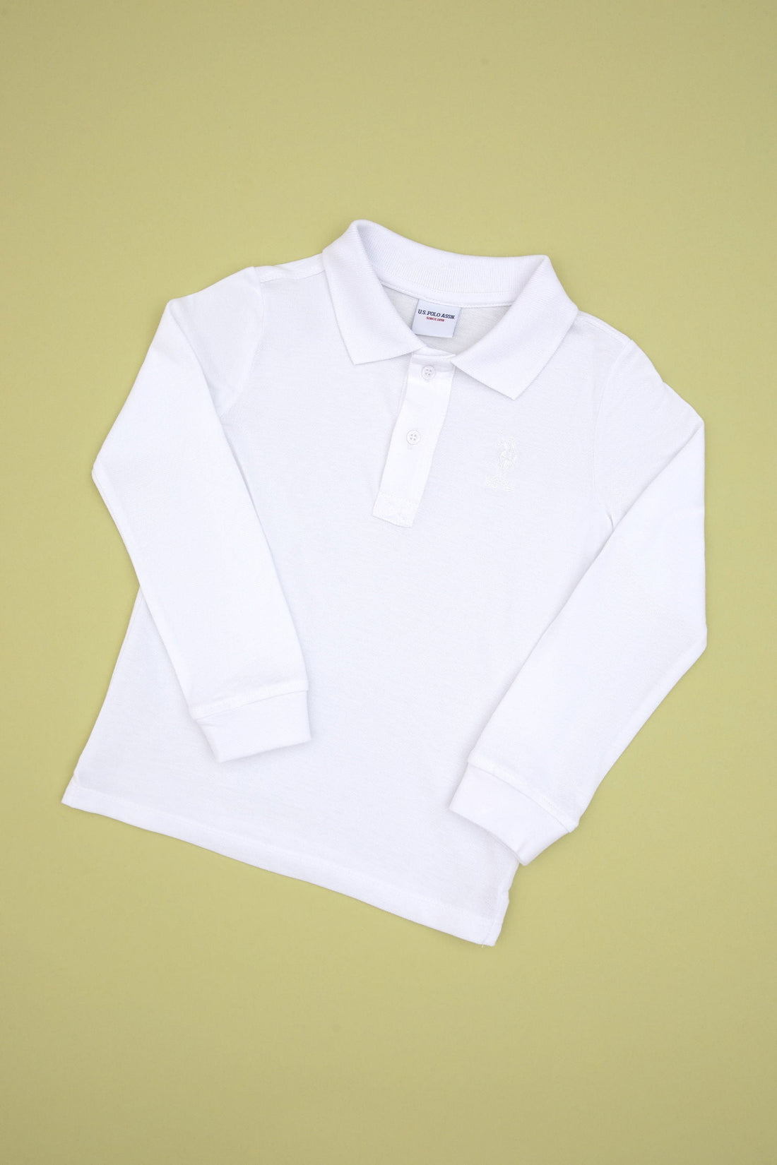 U.S. Polo Assn._White_White Polo Shirt_G083SZ0820 2227105_VR013_01