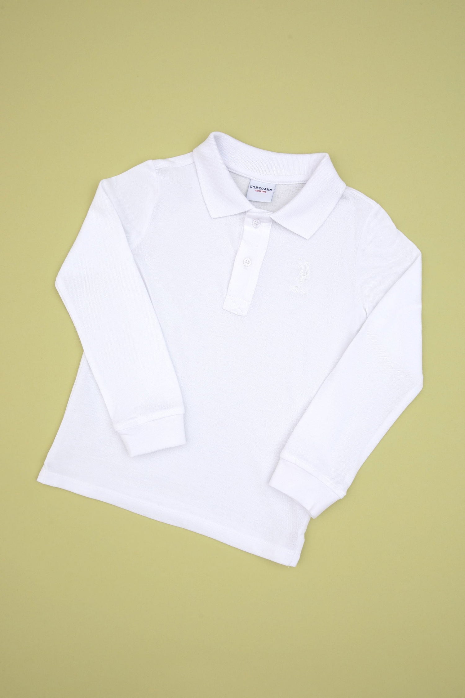 U.S. Polo Assn._White_White Polo Shirt_G083SZ0820 2227105_VR013_01