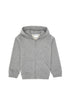 U.S. Polo Assn. Grey Melange Boys Grey Melange Zip Through Hooded Hoodie SKU: G083SZ0820 2235243_VR086 Image 01