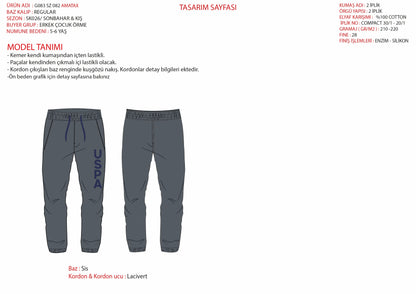 U.S. Polo Assn. Navy Boys Navy Zip Through Hooded Cotton Hoodie SKU: G083SZ0820 PU-13180_VR033 Image 03