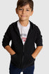 U.S. Polo Assn. Black Boys Black Zip Through Hooded Cotton Hoodie SKU: G083SZ0820 PU-13180_VR046 Image 01