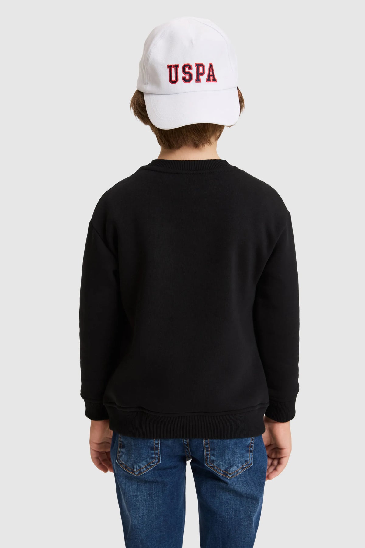 U.S. Polo Assn. Black Boys Black Crew Neck Sweatshirt SKU: G083SZ0820 PU-17637_VR046 Image 05