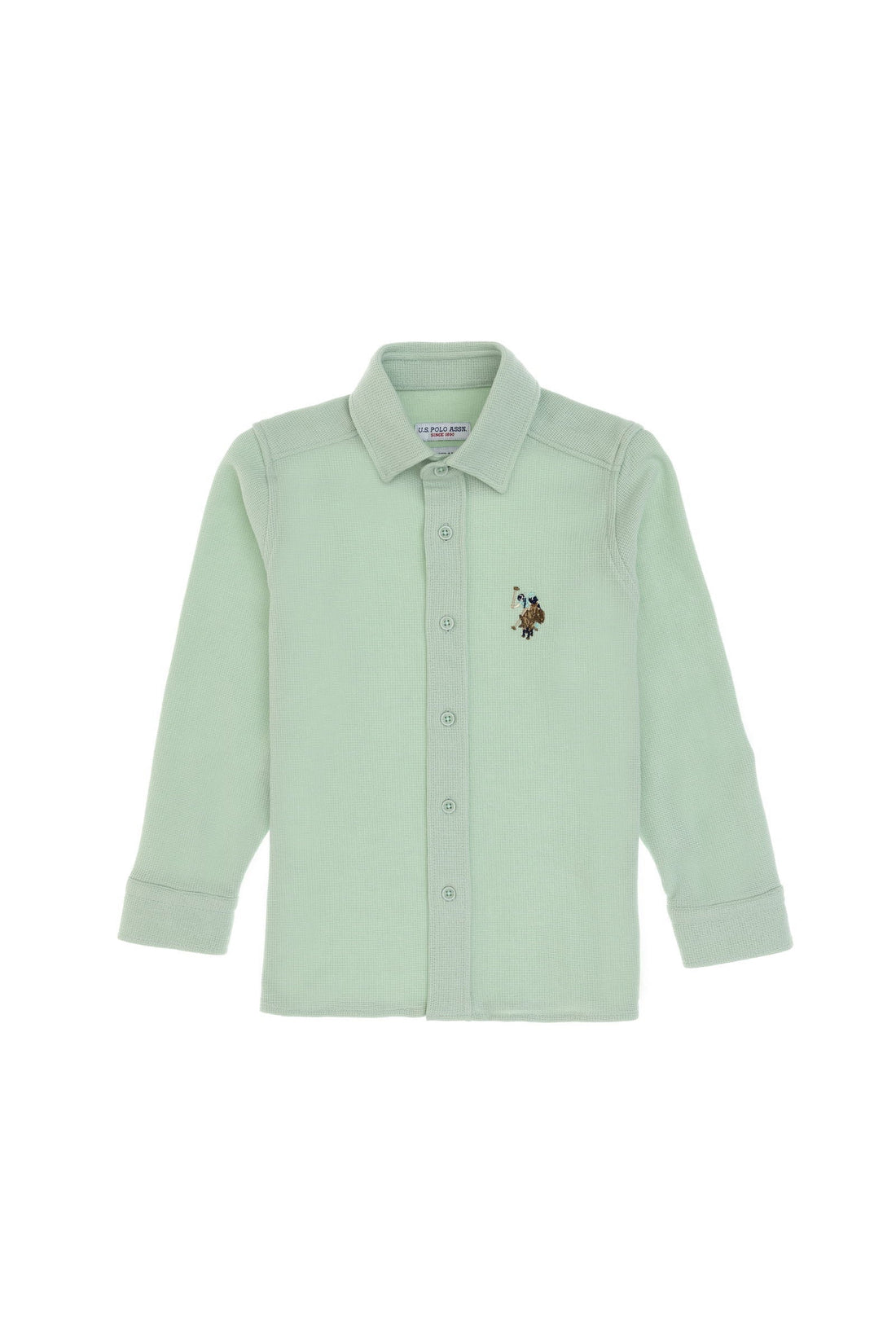 U.S. Polo Assn._Water Green Knitting Shirt_G083SZ0OG0 2111813_VR048_01